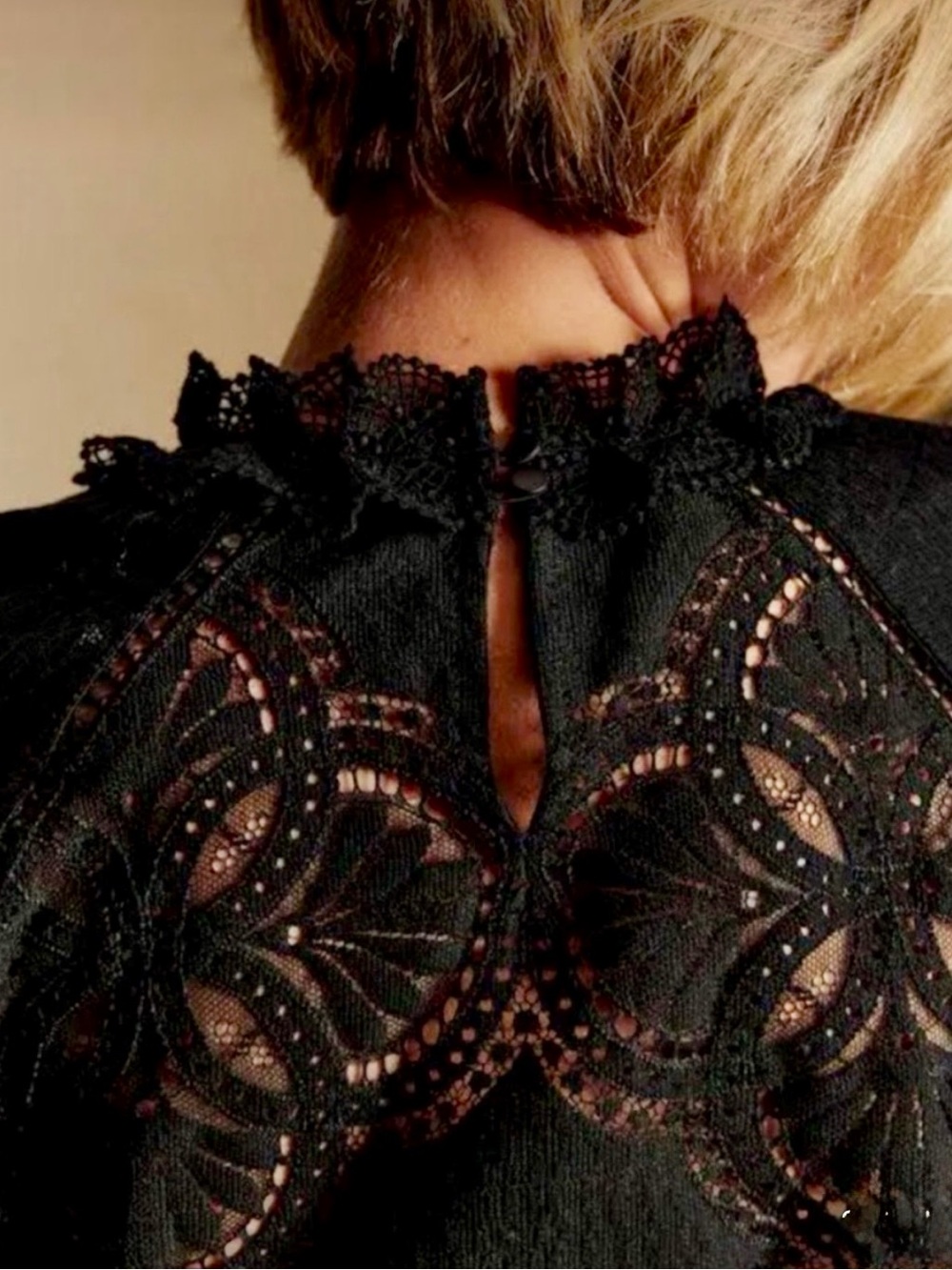 NWT Sezane Blouse Bianca Noir - Picture 3 of 9